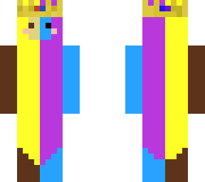 king yellow and purple banana