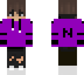 purple hoddie boy