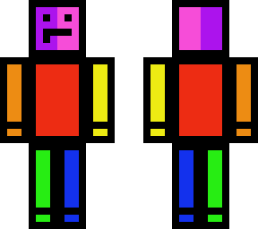 rainbow tapl themed skin!