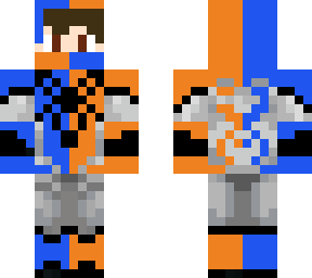 spider orange blue