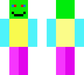 wierd thing (take off the parts in customize skin)