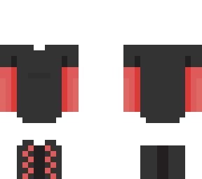 ~ black + red ~