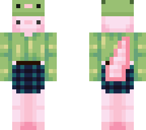 axolotl in a green axolotl suit!