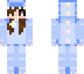 blue dinosaur girl