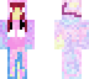 color party hoodie girl