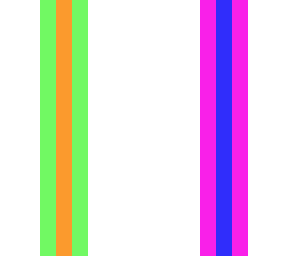 colored lines