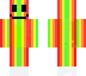 creepy rainbow man
