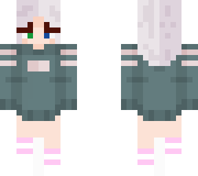 cute sweater girl w/ eyes