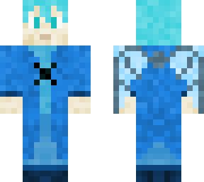 dragon azul humano
