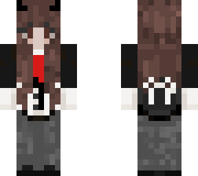 egirl in suit