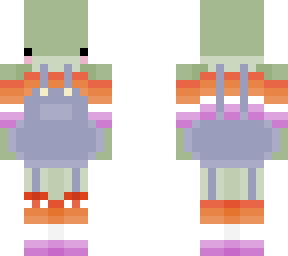 frog in pride dress <3
