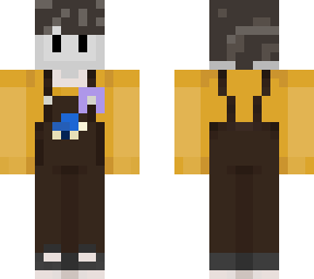 ghostbur w/ lavender ribbon