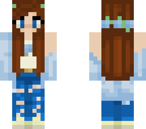 girl with rose outfit (blue)