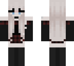 goth blonde blue eyed girl