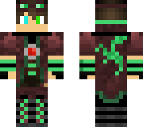 green and blue eyes steam punk guy with an amulet