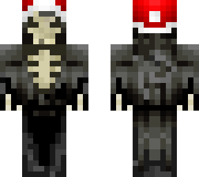 grim reaper in santa hat