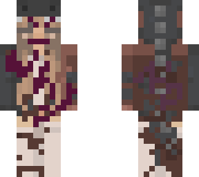 me trying to make a red version of dinosaur girl and failing misrbly.