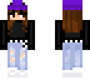 purple beanie fit