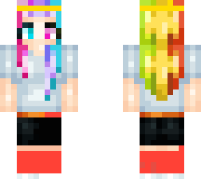 rainbow girl