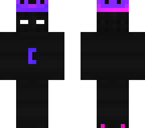skin negra y morada