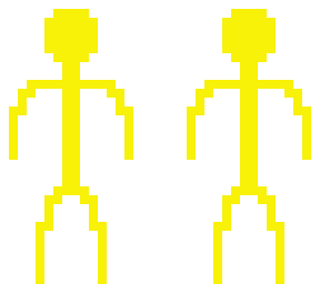 yellow stickfigure