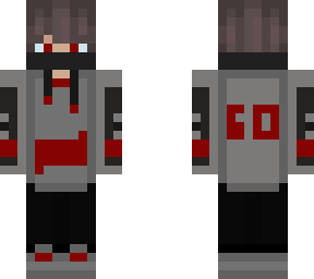 black & red hoodie ninja