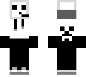 black and white slime