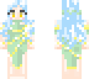 blue haired girl (fixed)