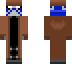 blue hood(full mask and hat)