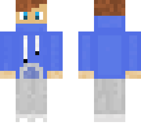 blue hoodie boy