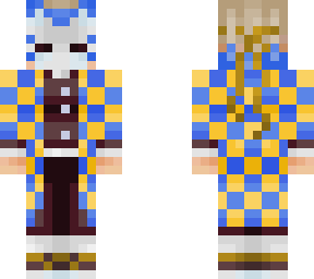 Blue kitsune | Minecraft Skin