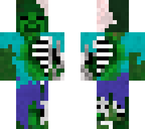 crazy skeleton zombie