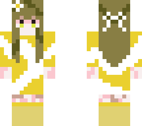cute yellow girl