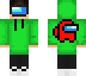 green crewmate from among us.