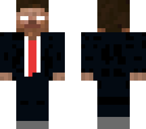 herobrine in a suit