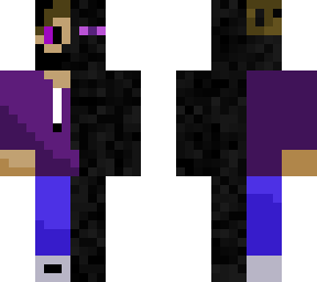 man mutated with enderman