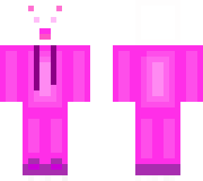 oso polar con ropa rosa
