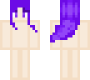purple hair girl *body base*