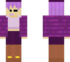 purple person