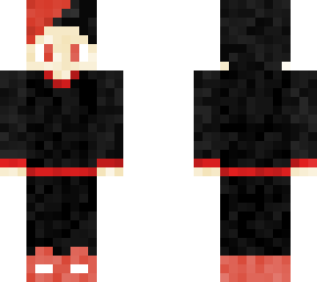 red and black skin