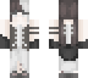 skeleton corset girl