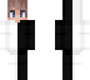 black and white