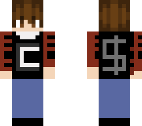 black tshirt and red hand cutted sleeves
