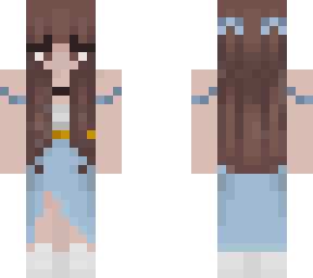 blue dress