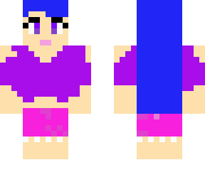 blue girl