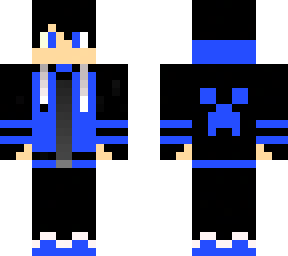 cool dark blue boy