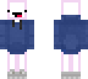 derp with blue hoodie