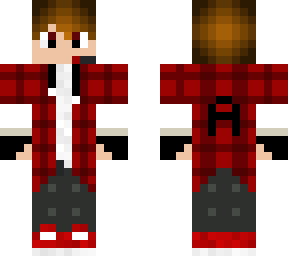 flannel hoodie boy
