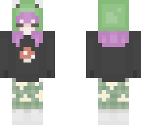 frogo girl with purple hair