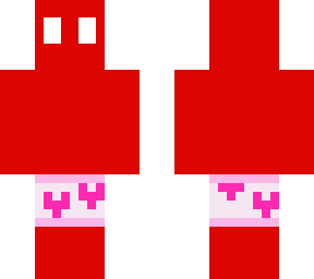 gang beast red with underwear